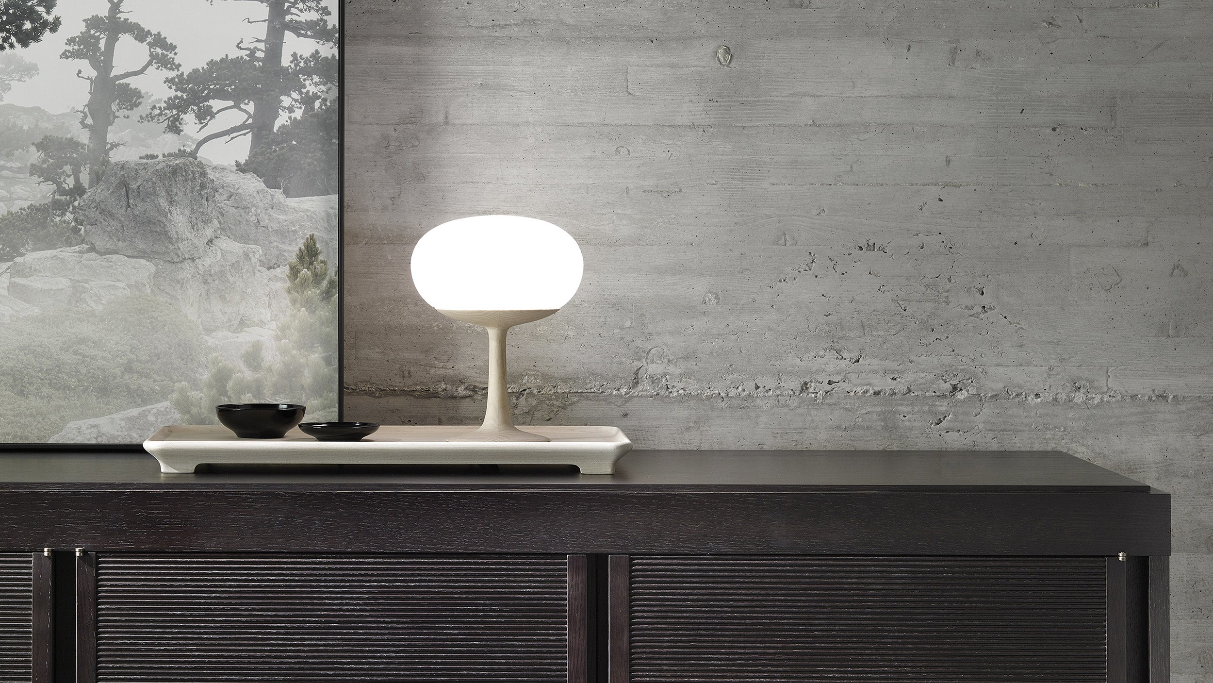 Desktop / Alberi di Toscana, designed by Giuseppe Casarosa for Ceccotti