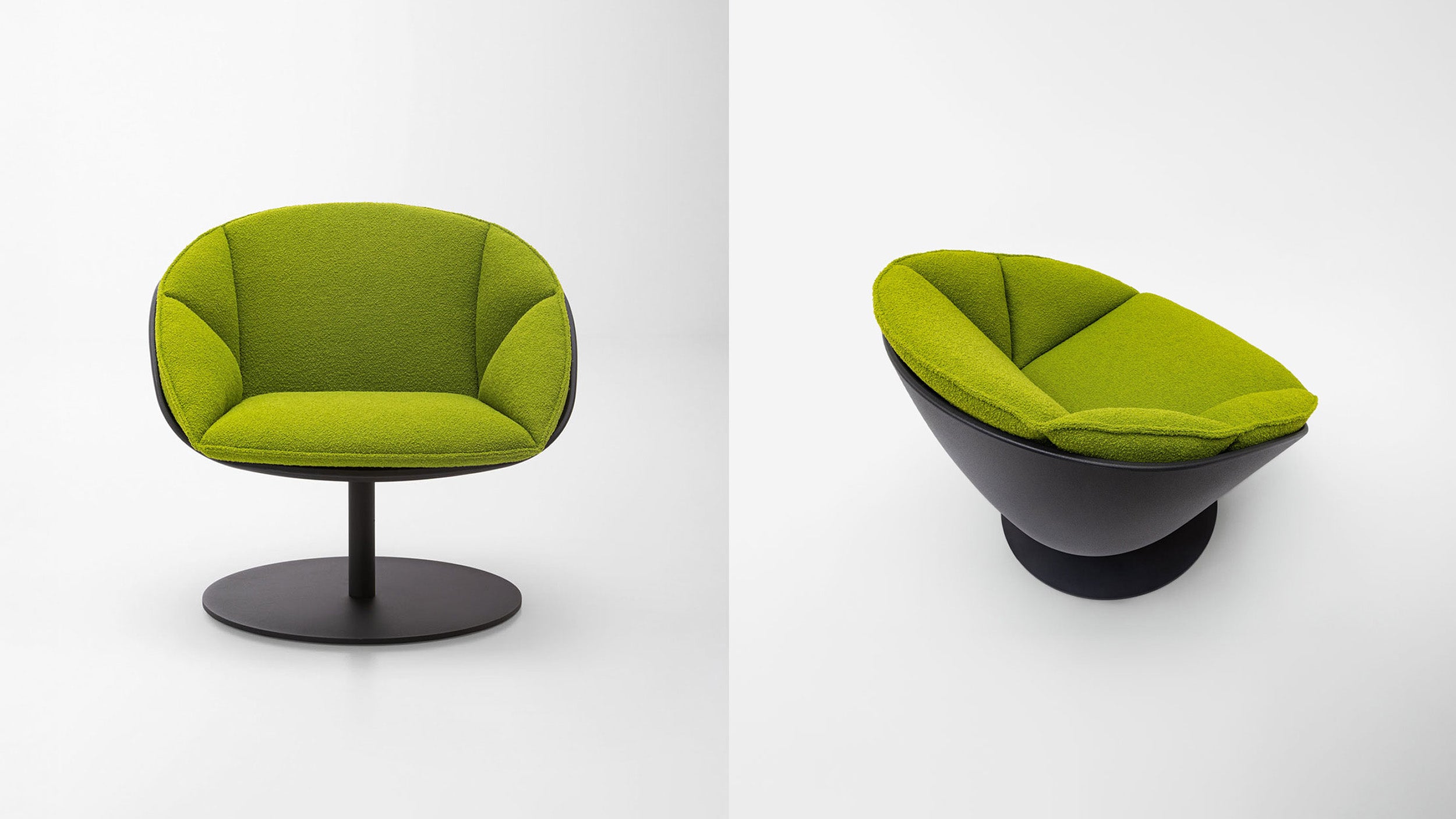 Desktop / Amable Swivel Lounge Chair, designed by Victor Carrasco for Paola Lenti