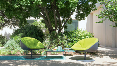 Desktop / Amable Swivel Lounge Chair, designed by Victor Carrasco for Paola Lenti