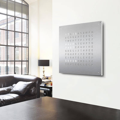 Mobile / BlackMenu / Qlocktwo Clock, designed by Biegert & Funk
