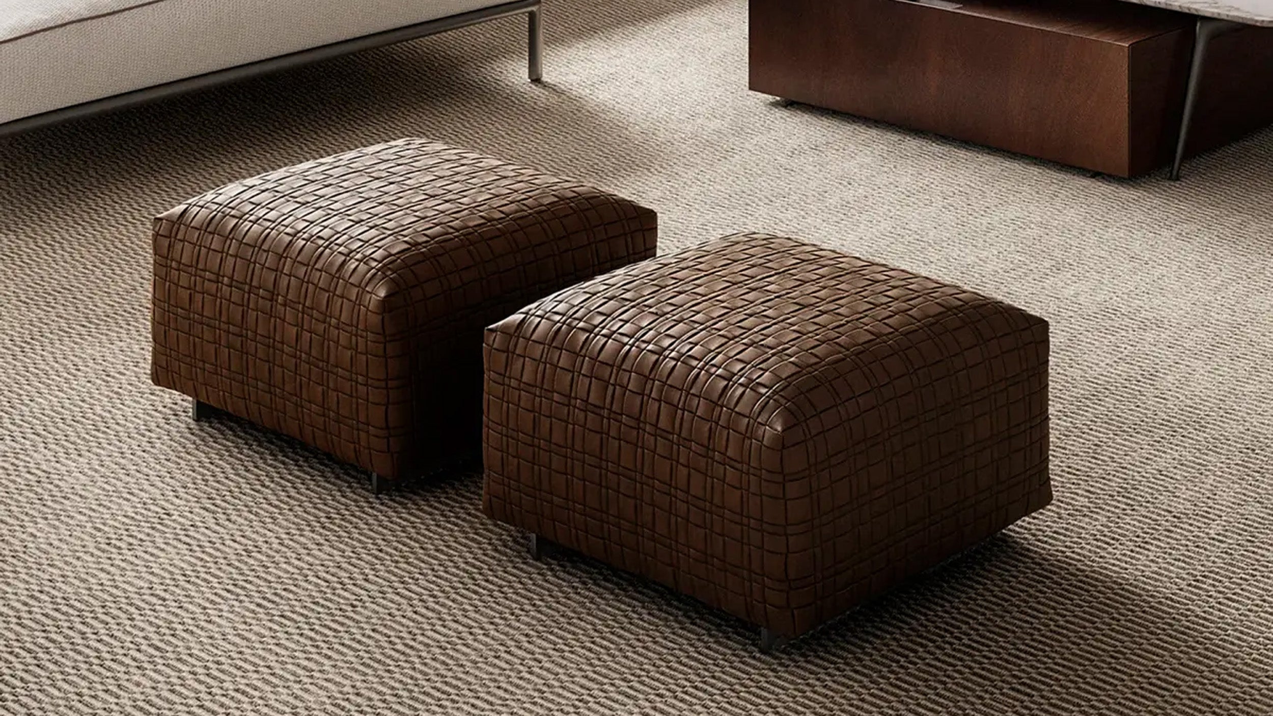 Desktop / Bangkok Ottoman, designed and made by Flexrform