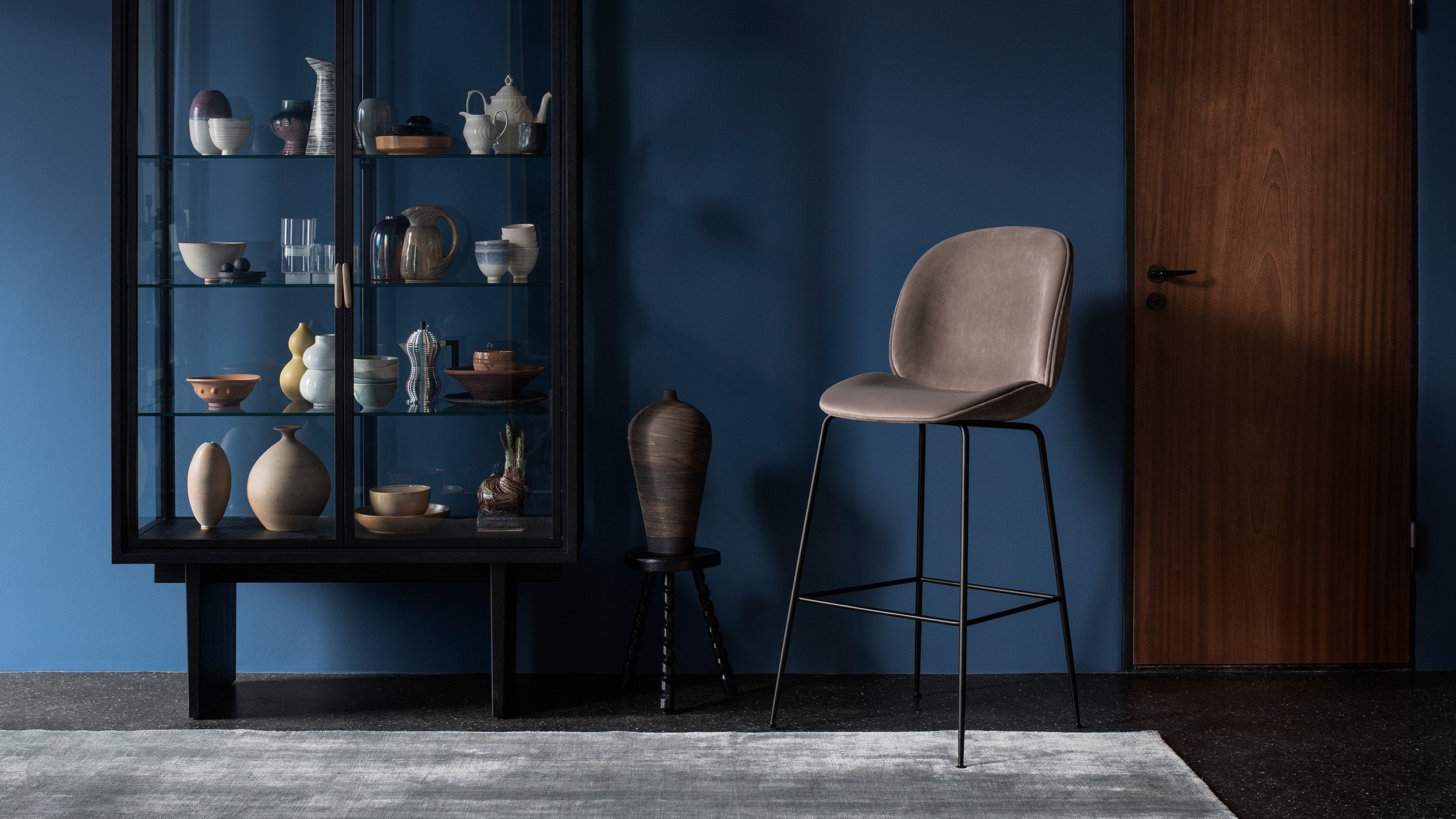 Desktop / Beetle Bar Chair, designed by GamFratesi for Gubi
