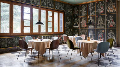 Desktop / Beetle Dining Chair, designed by GamFratesi for Gubi