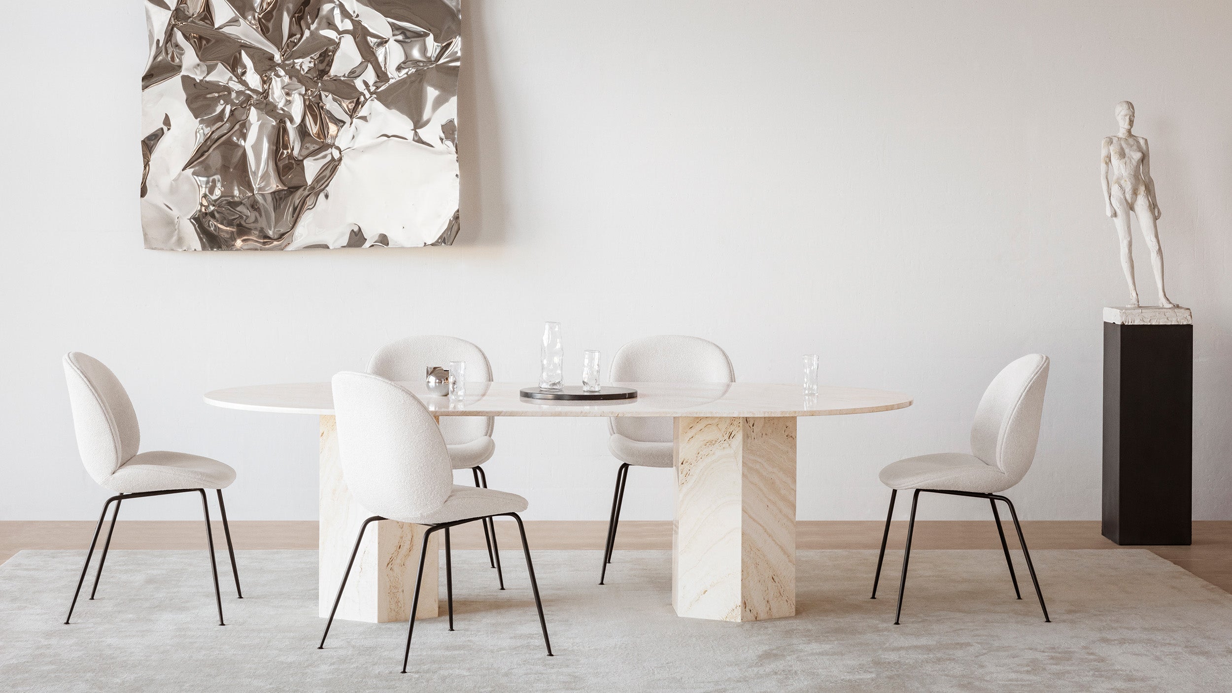 Desktop / Beetle Dining Chair, designed by GamFratesi for Gubi