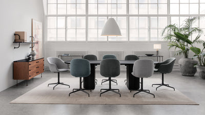 Desktop / Beetle Meeting Chair, designed by GamFratesi for Gubi
