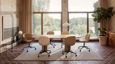 Desktop / Beetle Meeting Chair, designed by GamFratesi for Gubi