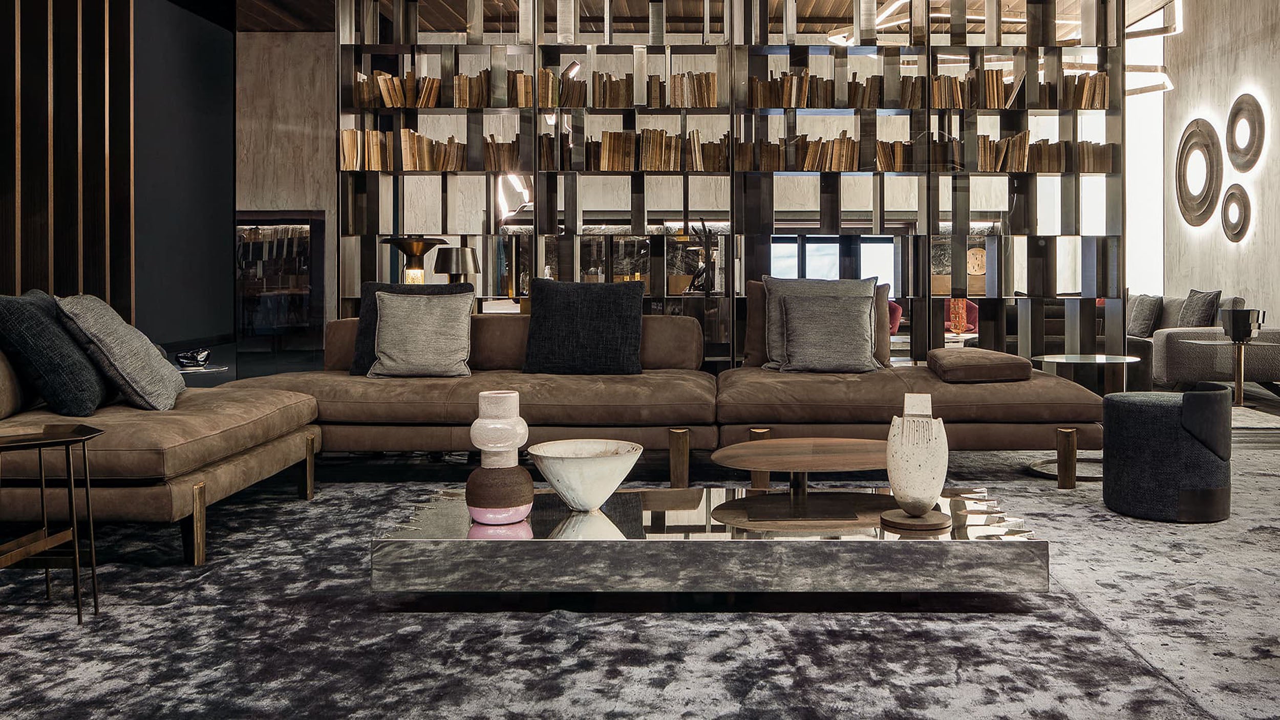 Desktop / Bistrot Shelving, designed by Massimo Castagna for Henge