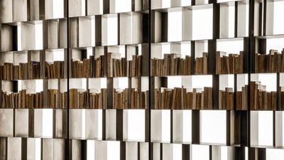 Desktop / Bistrot Shelving, designed by Massimo Castagna for Henge