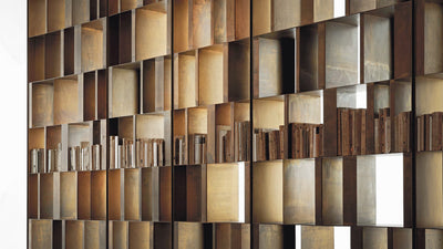Desktop / Bistrot Shelving, designed by Massimo Castagna for Henge