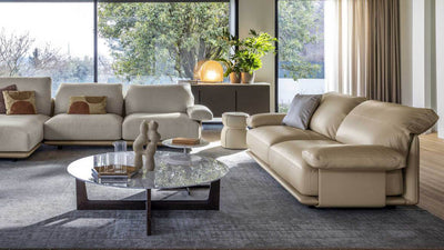 Desktop / Blisscape 2-Seater Sofa, designed by Ludovica Serafini and Roberto Palomba for Poltrona Frau