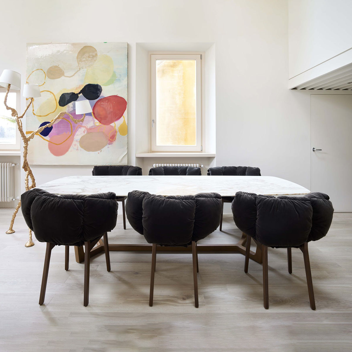 Mobile / BlackMenu / Blue Velvet Armchair, designed by Fernando & Humberto Campana