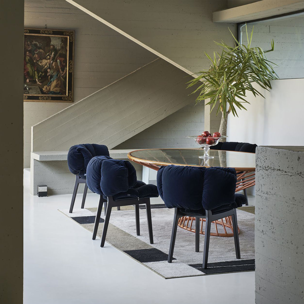 Mobile / BlackMenu / Blue Velvet Armchair, designed by Fernando & Humberto Campana