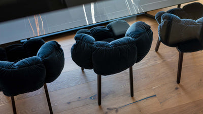 Desktop / BlackMenu / Blue Velvet Armchair, designed by Fernando & Humberto Campana