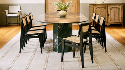 Desktop / C-Chair Dining Chair, designed by Marcel Gascoin for Gubi