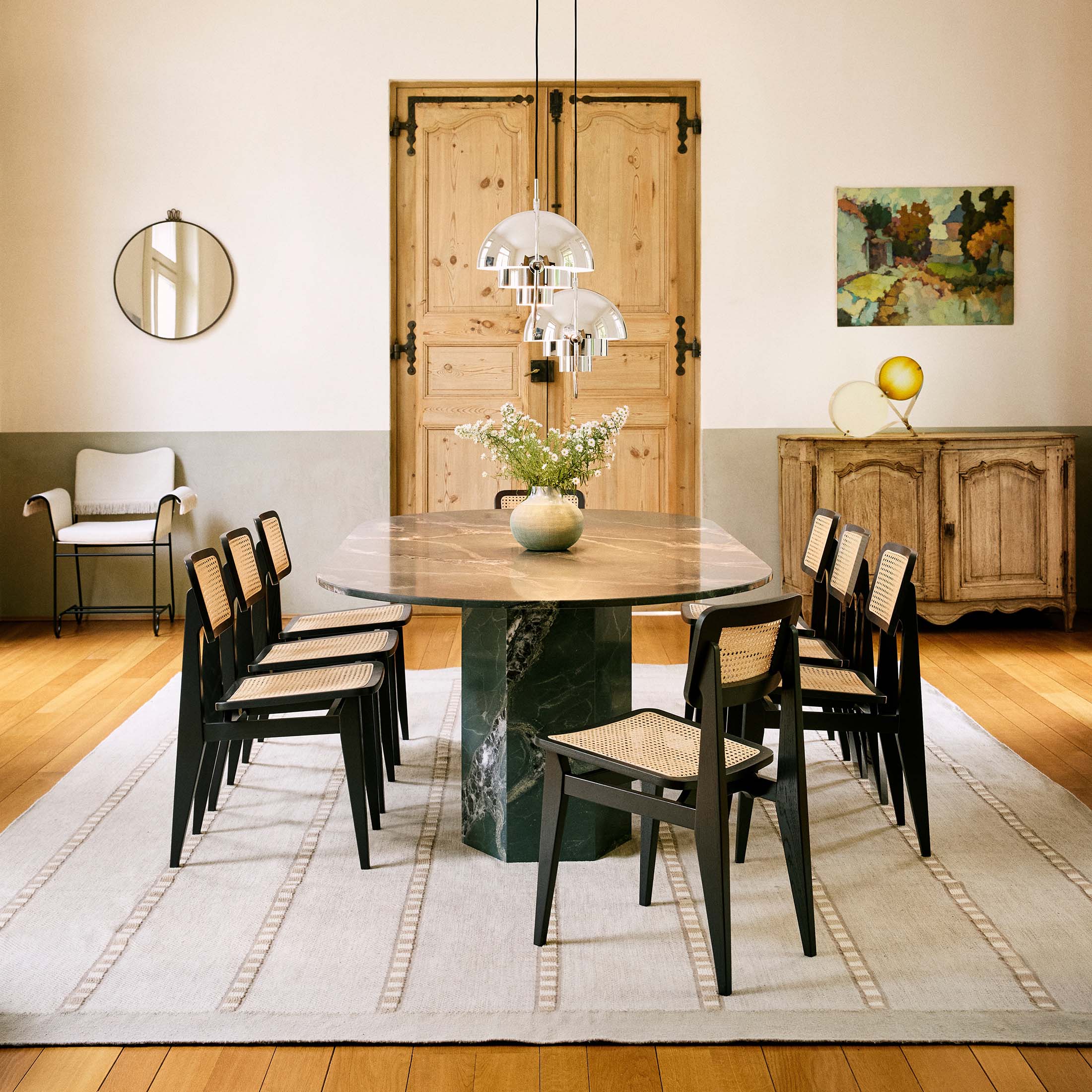 Mobile / C-Chair Dining Chair, designed by Marcel Gascoin for Gubi