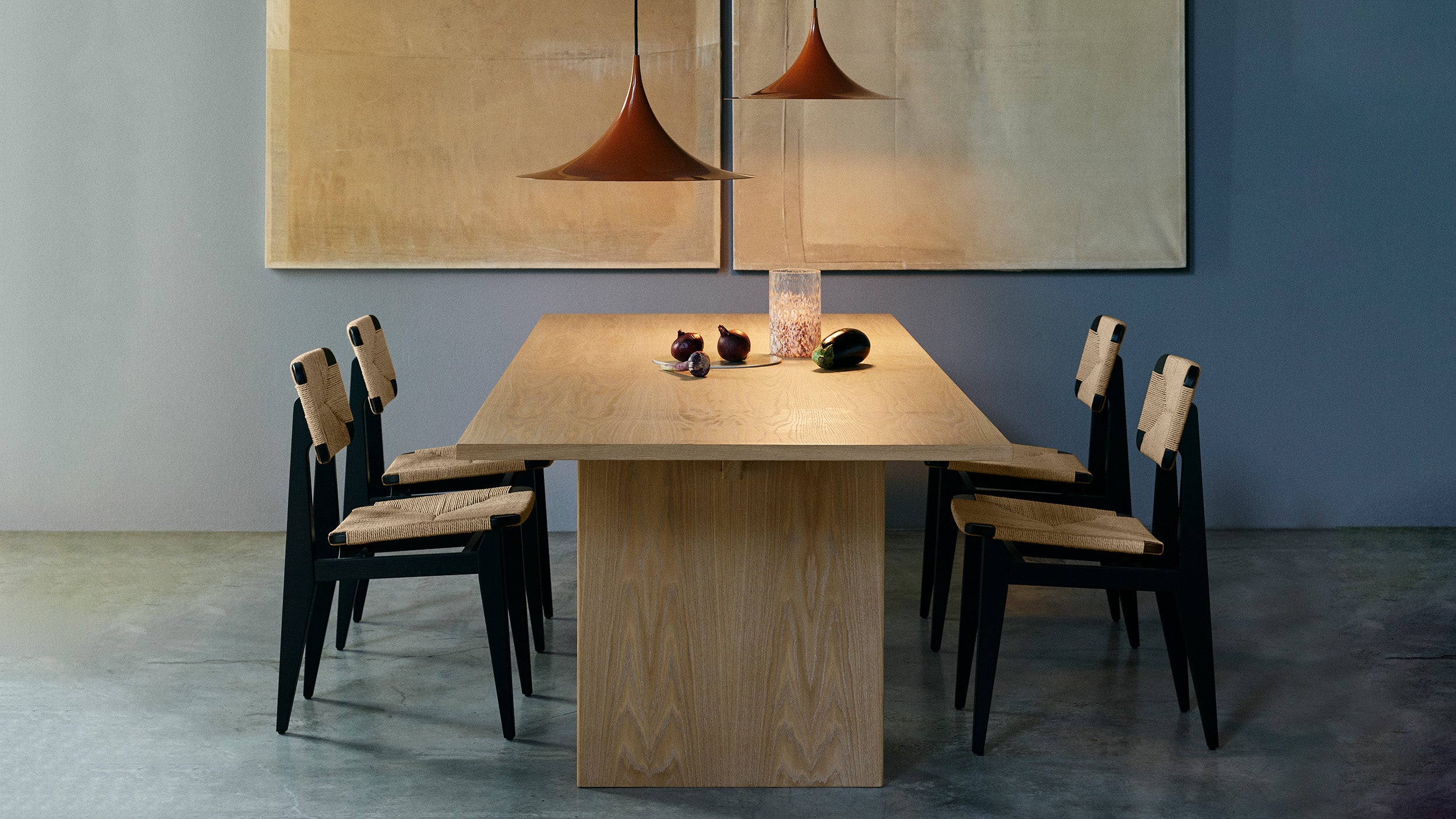 Desktop / C-Chair Dining Chair, designed by Marcel Gascoin for Gubi