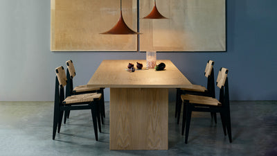 Desktop / C-Chair Dining Chair, designed by Marcel Gascoin for Gubi