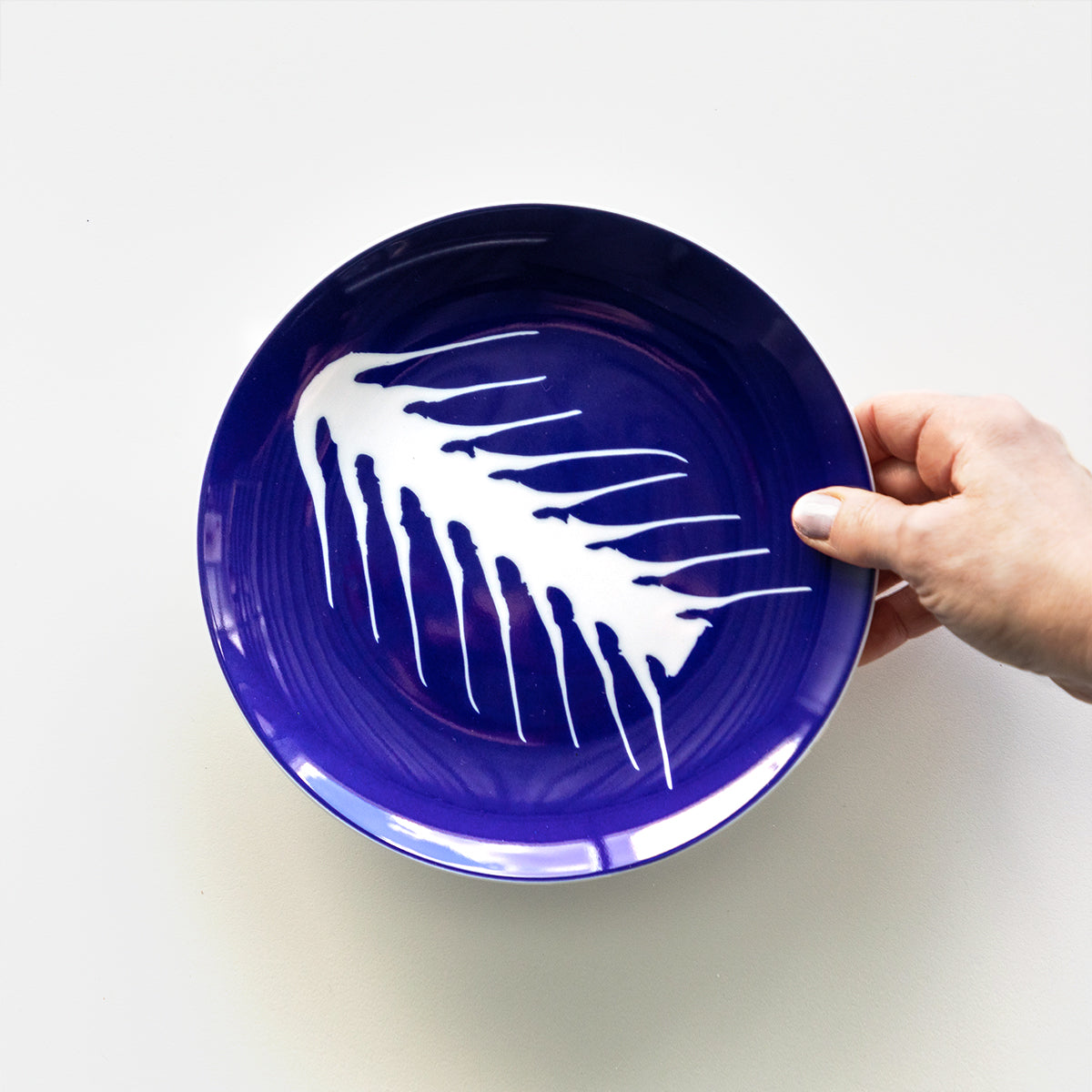 Mobile / Arete Set of 2 Dessert Plates, designed by Charlotte Perriand and made by Cassina