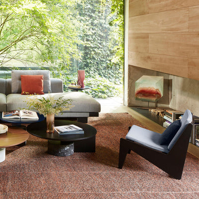 Oak Stained Black / Mobile / BlackMenu / Kangaroo Chair, designed by Pierre Jeanneret made by Cassina