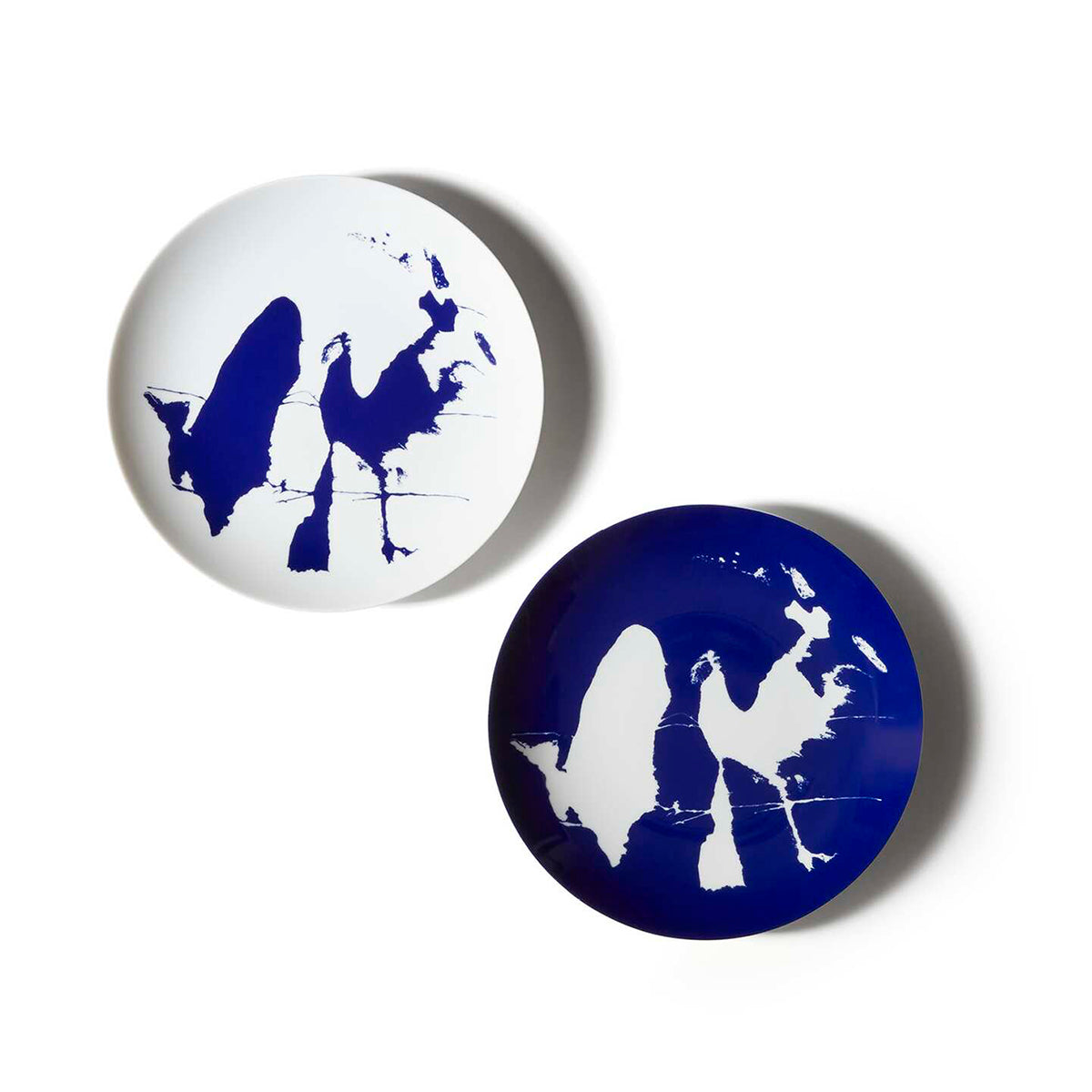 Mobile / Neige Set of 2 Dessert Plate, designed by Charlotte Perriand and made by Cassina