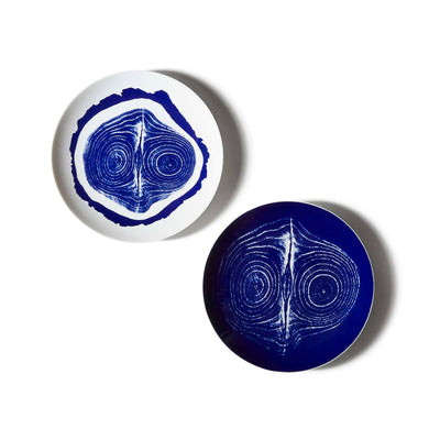 Mobile / Tronc Set of 2 Dessert Plates, designed by Charlotte Perriand and made by Cassina