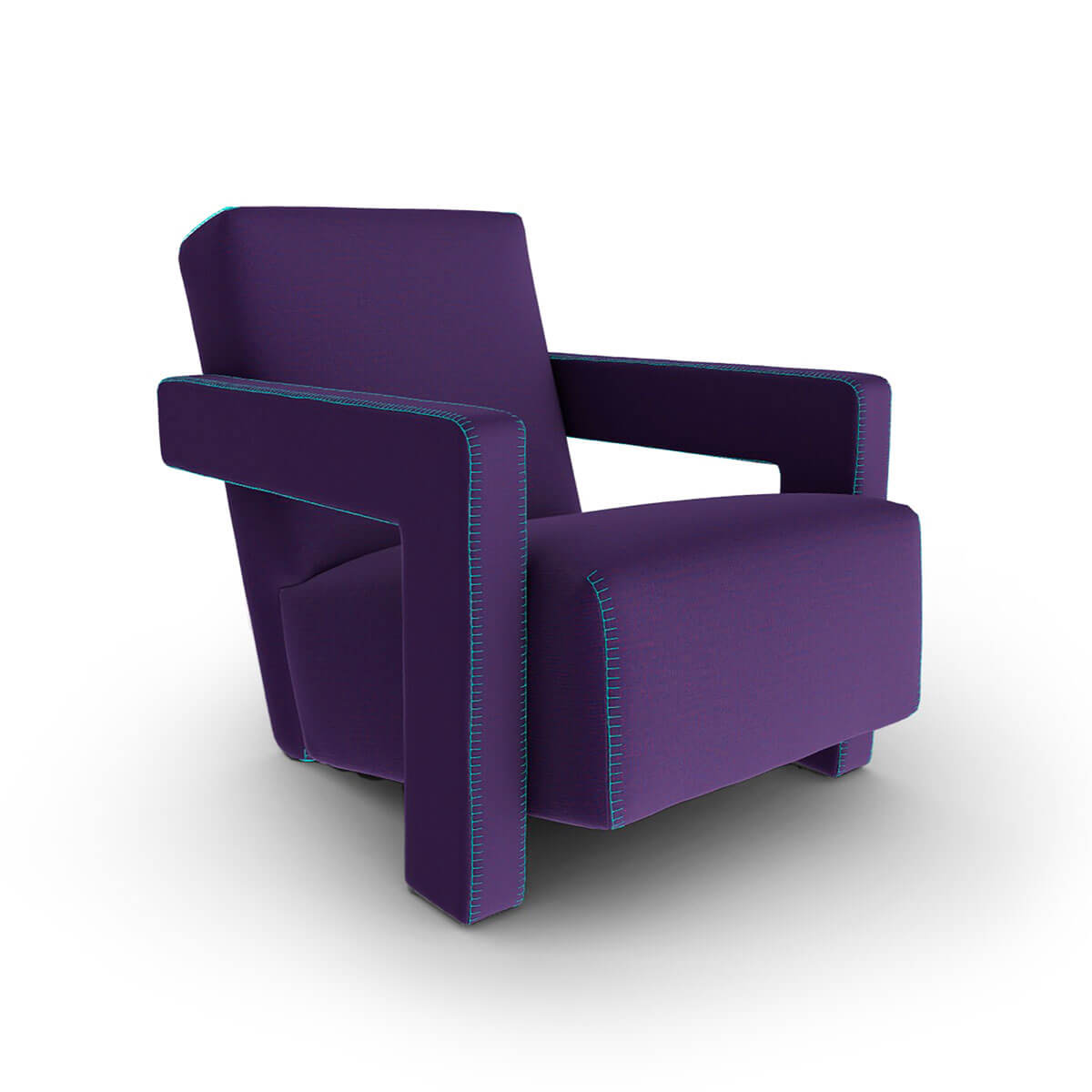 Purple Magic / Mobile / BlackMenu / Utrecht XL Armchair, designed by Gerrit Rietveld made by Cassina