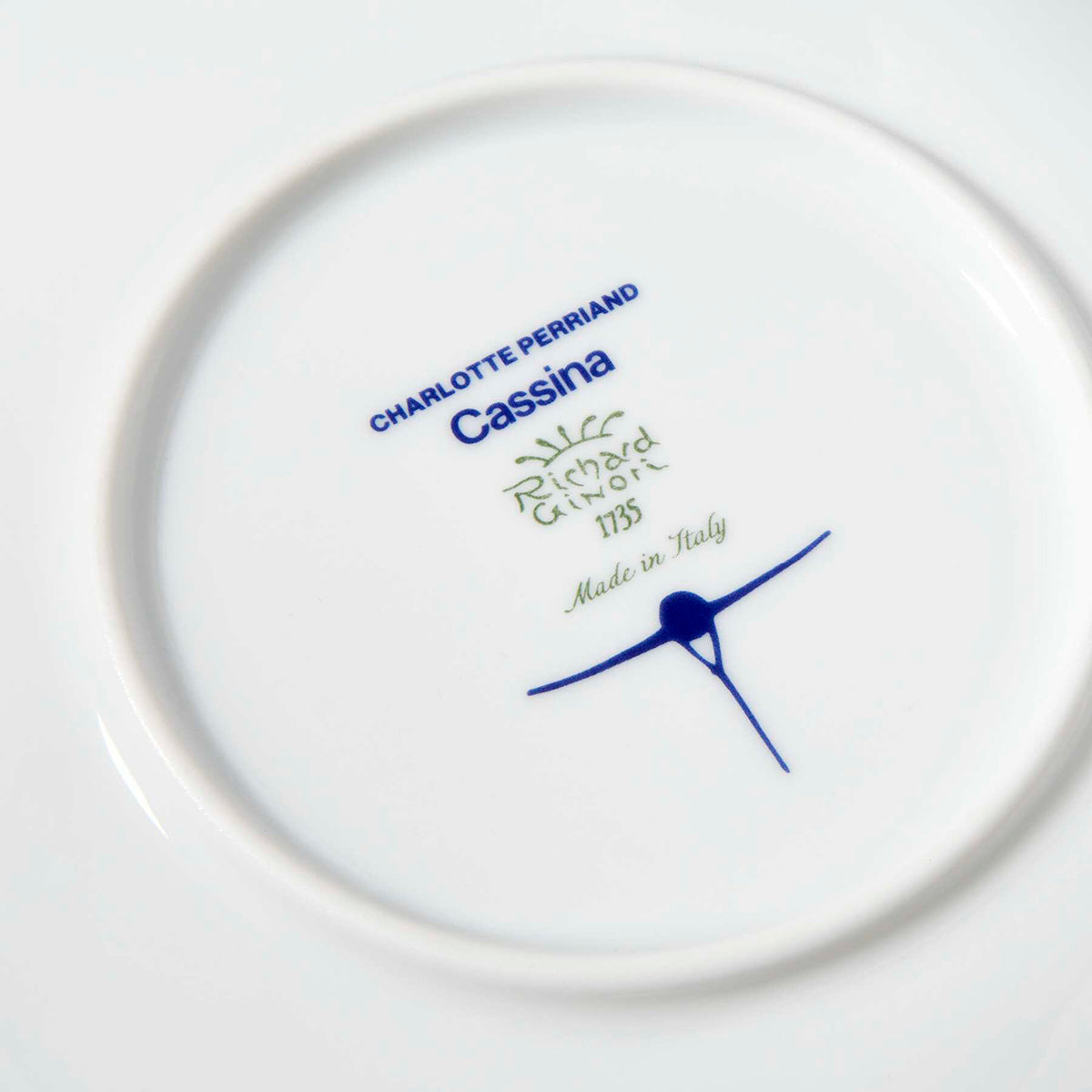 Mobile / Tronc Set of 2 Dessert Plates, designed by Charlotte Perriand and made by Cassina