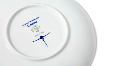 Desktop / Neige Set of 2 Dessert Plate, designed by Charlotte Perriand and made by Cassina