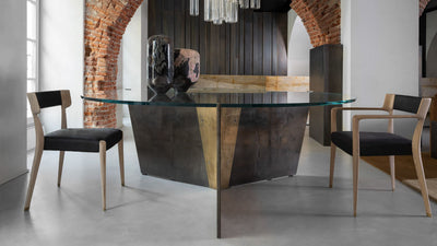 Desktop / Chair Va, designed by Ugo Cacciatori for Henge