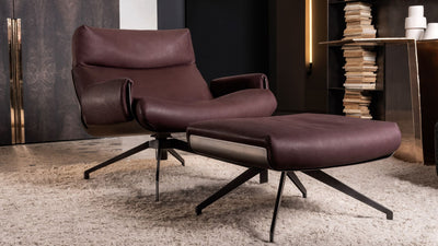 Desktop / Club 57 Swivel Armchair, designed by Massimo Castagna for Henge