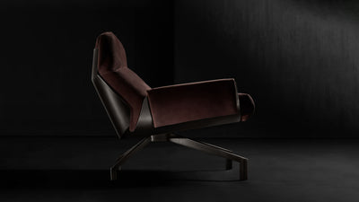 Desktop / Club 57 Swivel Armchair, designed by Massimo Castagna for Henge