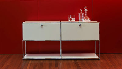 Desktop / Credenza (F2), made by USM Haller