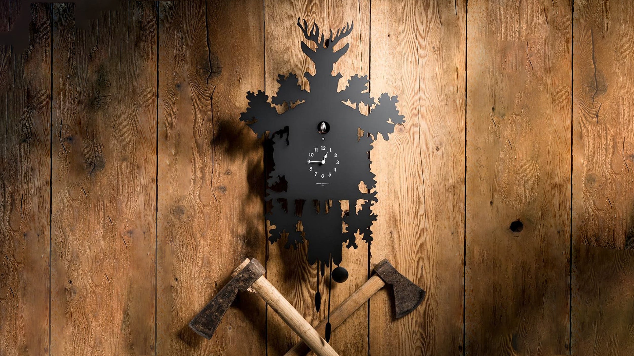 Black / Desktop / Cucu Cuckoo Clock, designed by Pascal Tarabay for Diamantini & Domeniconi