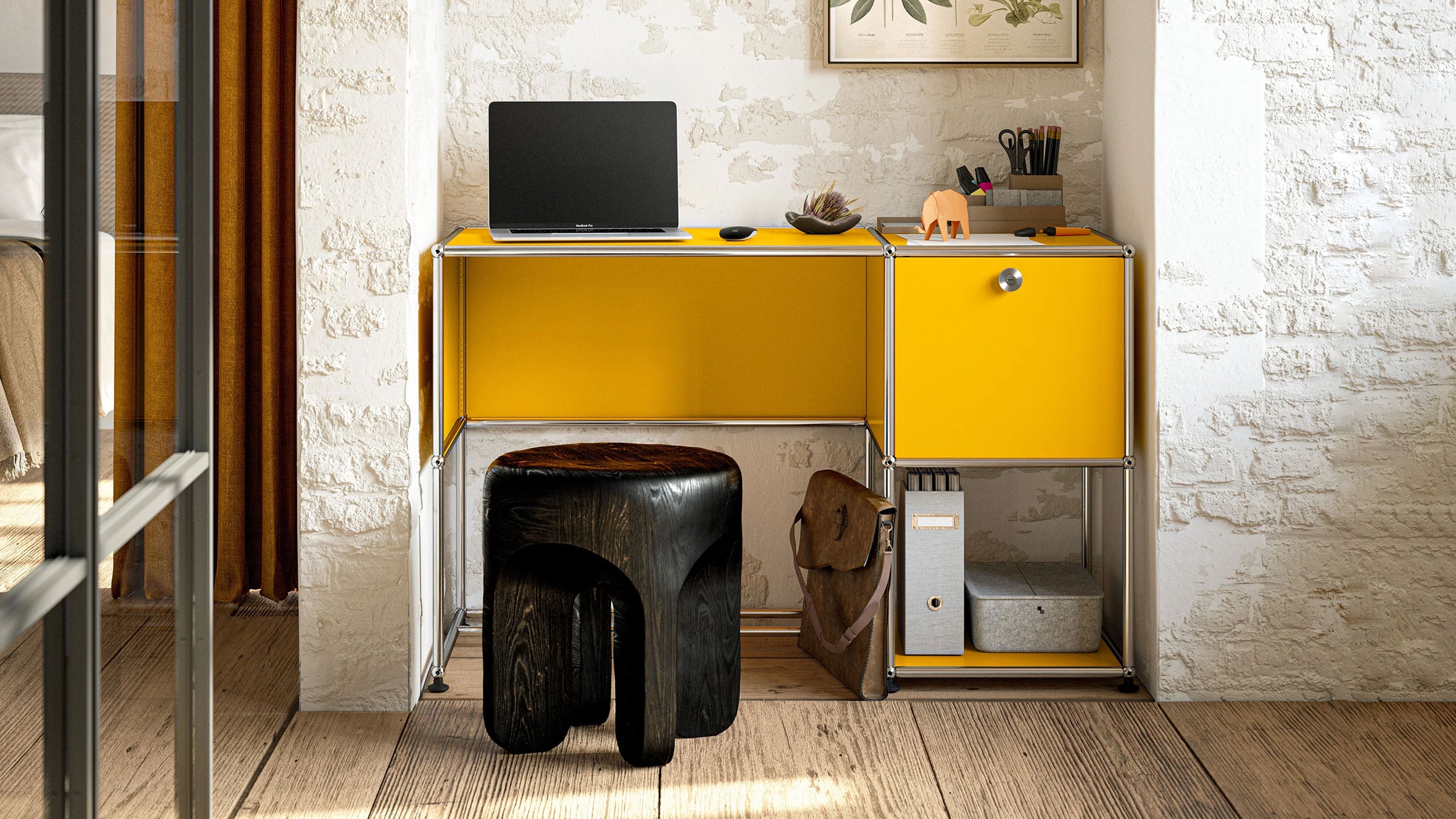 Desktop / Custom Desk Unit (A1), made by USM Haller