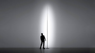 Desktop / WhiteMenu / Origine Outdoor Floor Lamp, designed by Davide Groppi and Giorgio Rava