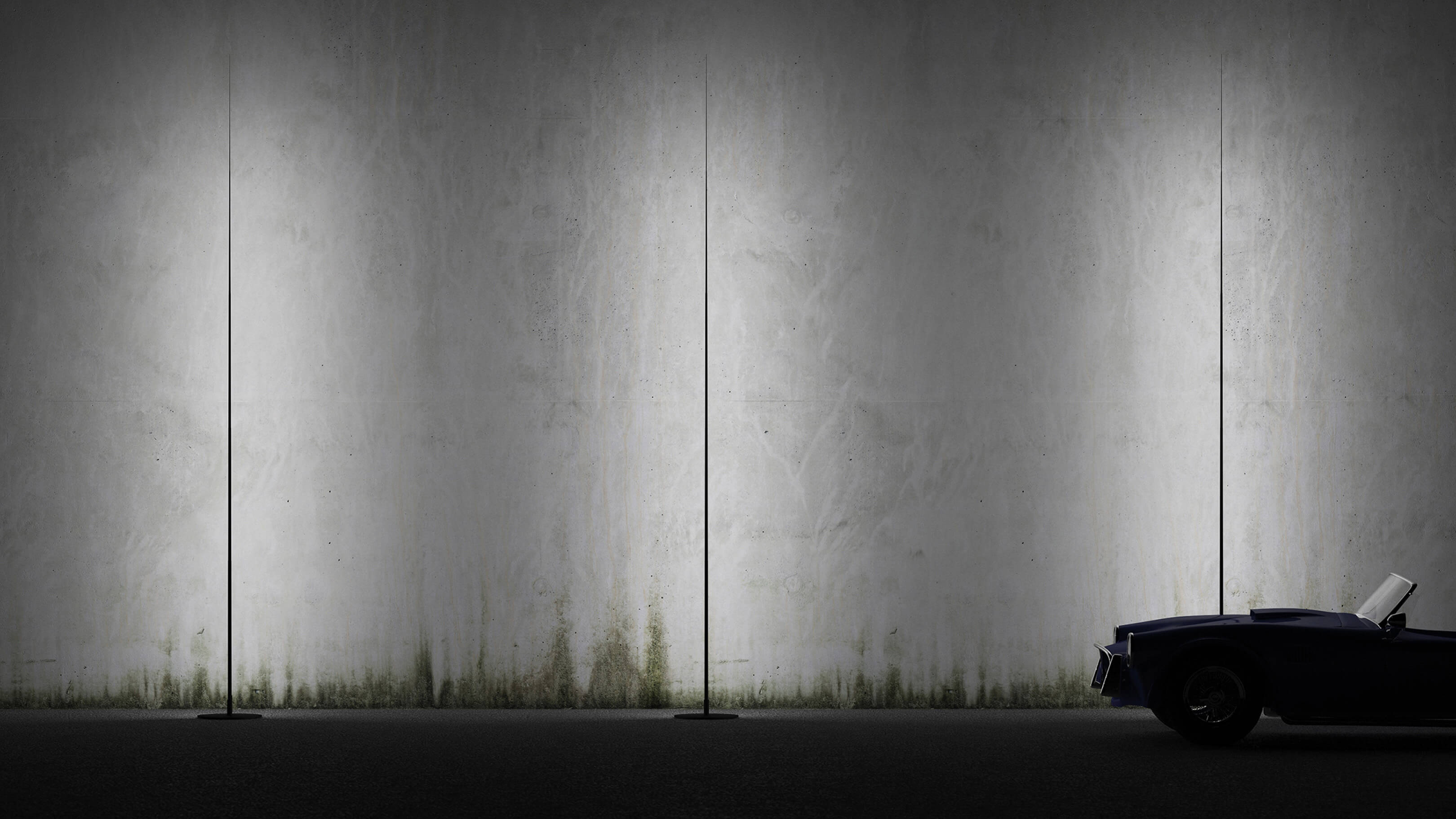 Desktop / WhiteMenu / Origine Outdoor Floor Lamp, designed by Davide Groppi and Giorgio Rava