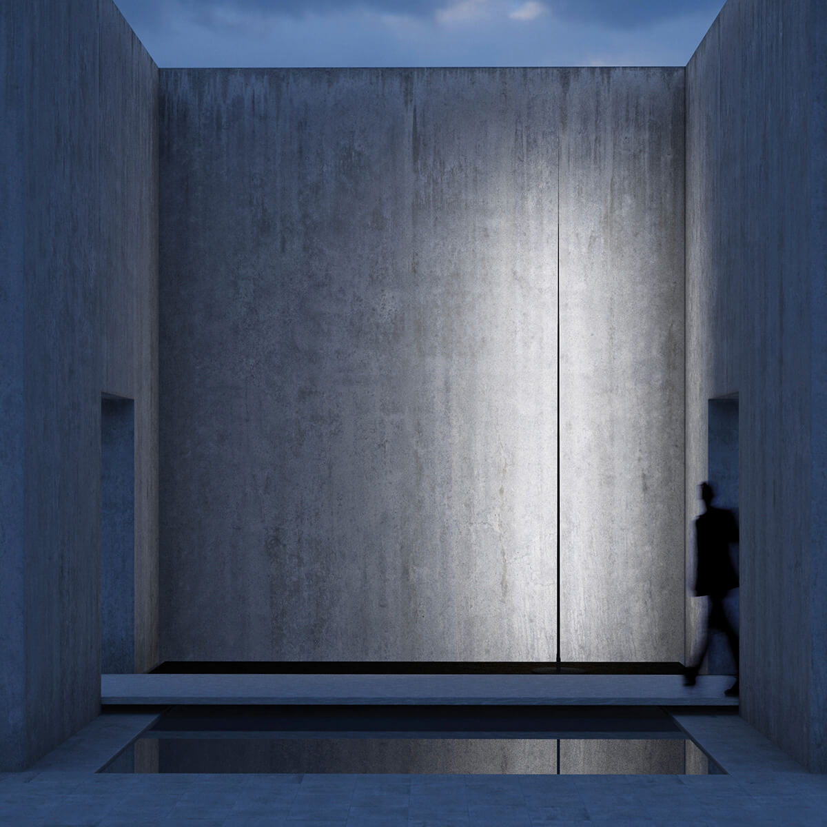 Mobile / WhiteMenu / Origine Outdoor Floor Lamp, designed by Davide Groppi and Giorgio Rava