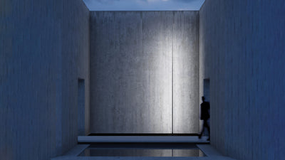 Desktop / WhiteMenu / Origine Outdoor Floor Lamp, designed by Davide Groppi and Giorgio Rava