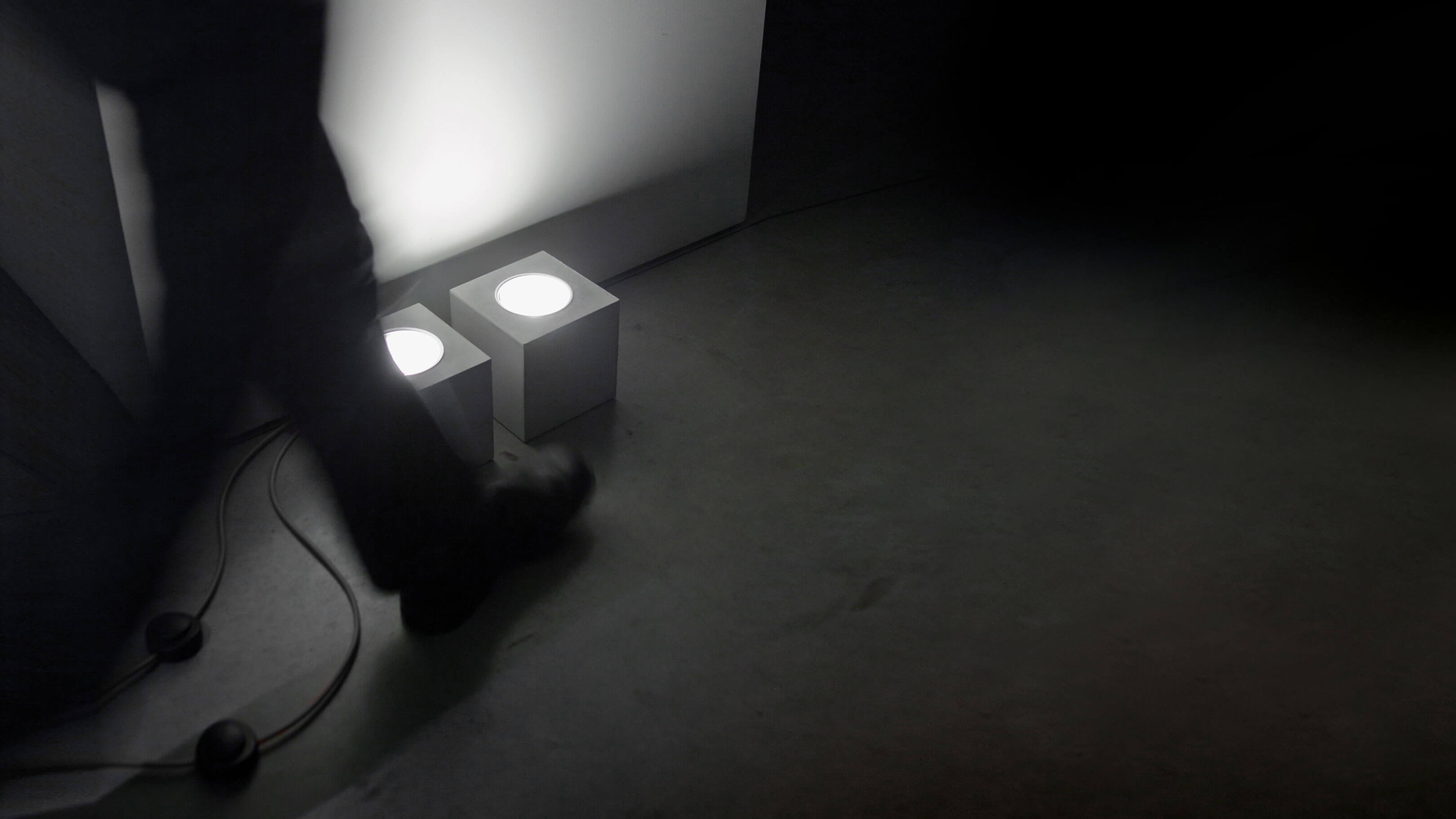 Desktop / WhiteMenu / Q Floor Lamp, designed by Alberto Zattin