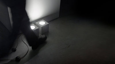 Desktop / WhiteMenu / Q Floor Lamp, designed by Alberto Zattin