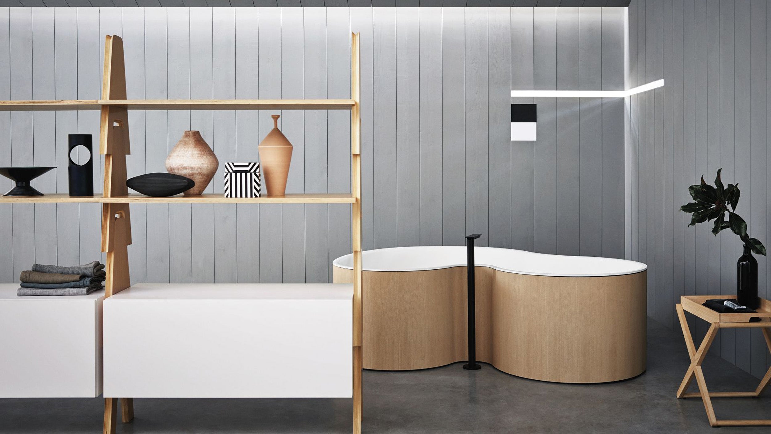 Desktop / DR Bathtub, designed by Marcio Kogan and Studio MK27 for Agape
