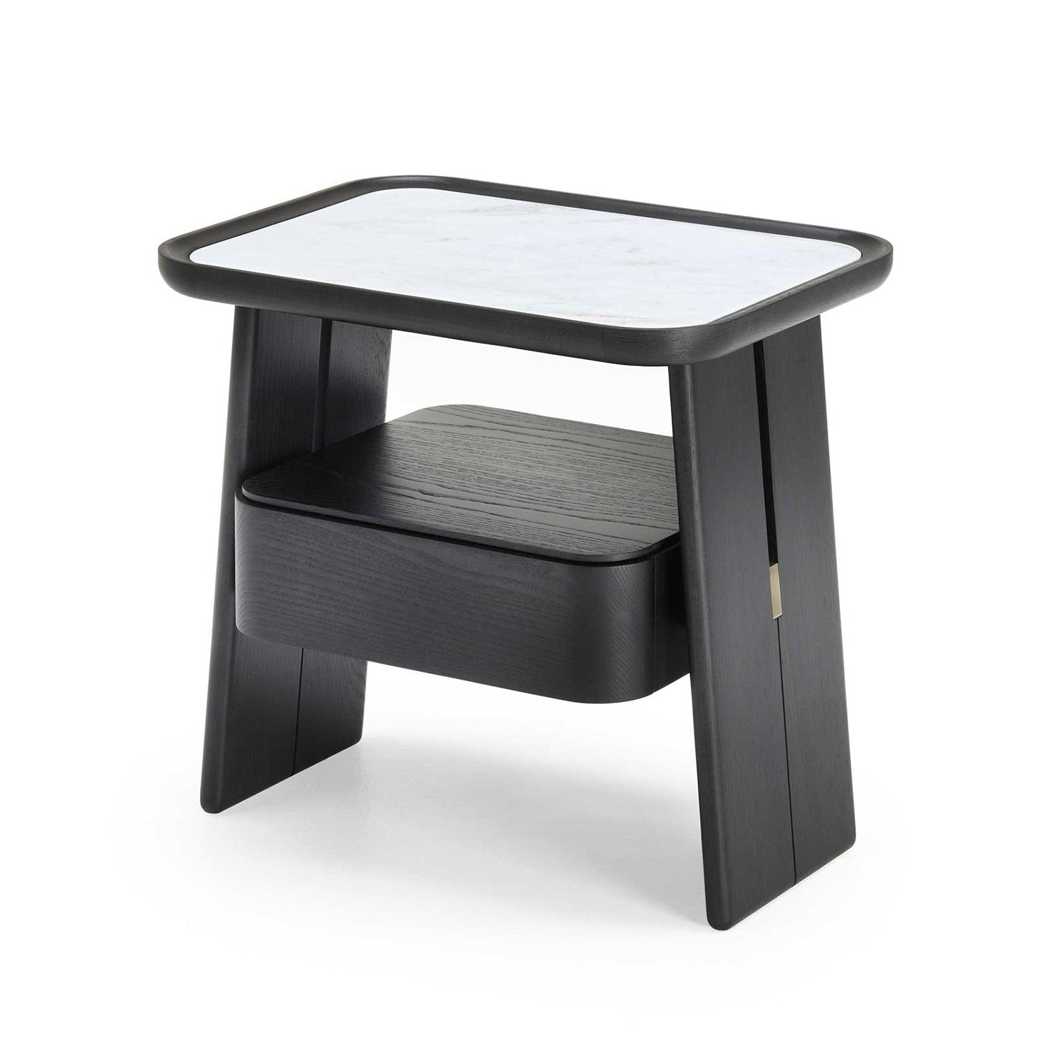 Mobile / DUO Bedside Table, designed by Roberto Lazzeroni for Ceccotti Collezioni