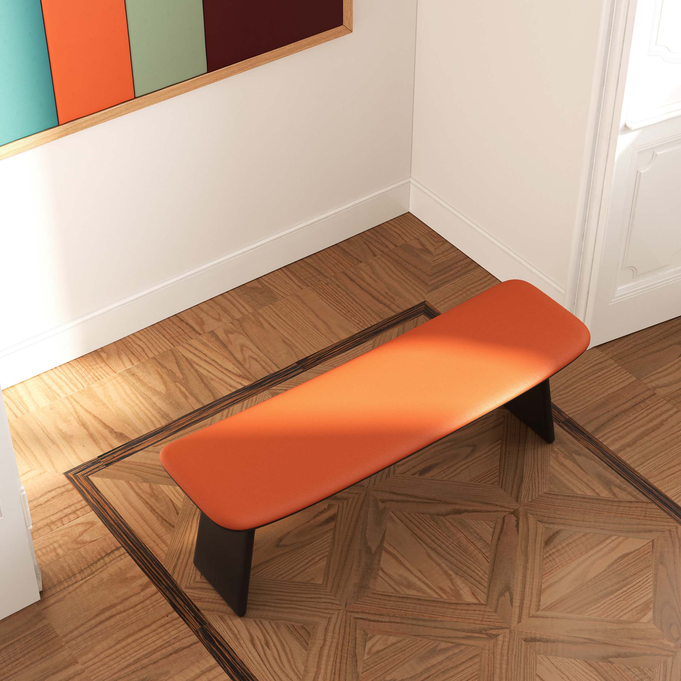 Mobile / DUO Bench, designed by Roberto Lazzeroni for Ceccotti Collezioni