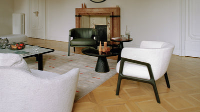 Desktop / DUO Lounge, designed by Roberto Lazzeroni for Ceccotti Collezioni
