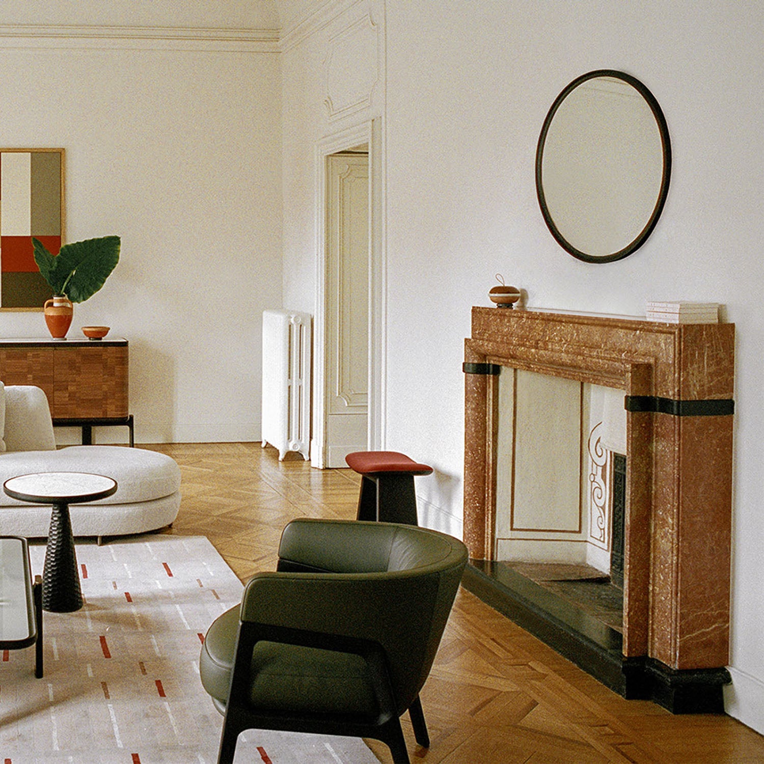 Mobile / DUO Mirror, designed by Roberto Lazzeroni for Ceccotti Collezioni