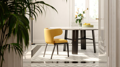 Desktop / DUO Small Armchair, designed by Roberto Lazzeroni for Ceccotti Collezioni