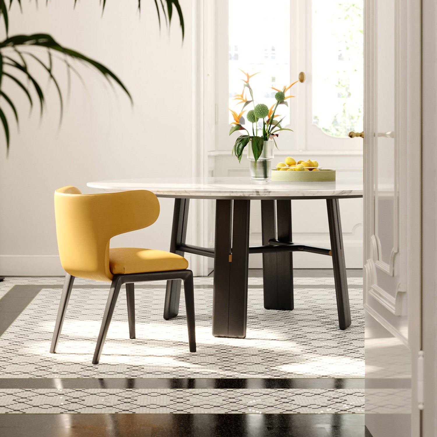 Mobile / DUO Small Armchair, designed by Roberto Lazzeroni for Ceccotti Collezioni