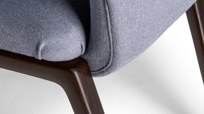 Desktop / DUO Small Armchair, designed by Roberto Lazzeroni for Ceccotti Collezioni
