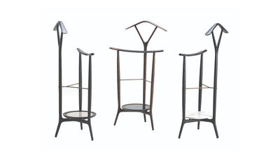 Desktop / DUO Valet Stand, designed by Roberto Lazzeroni for Ceccotti Collezioni