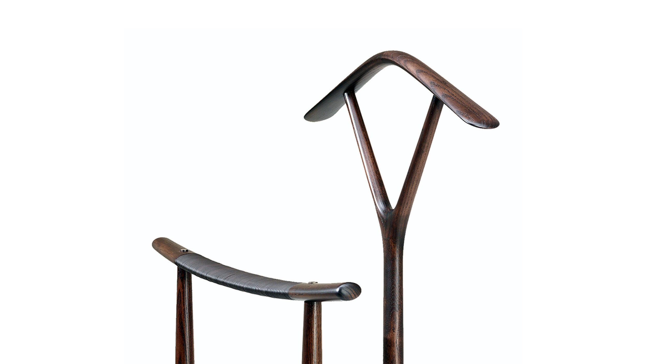 Desktop / DUO Valet Stand, designed by Roberto Lazzeroni for Ceccotti Collezioni